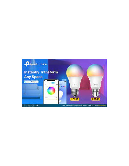 TP-Link Smart Wi-Fi Light Bulb Multicolour - MiRO Distribution