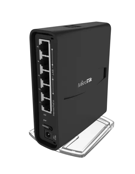 MikroTik hAP ac2 WiFi 5 Gigabit Router with 5GbE ports | RBD52G-5HacD2HnD-TC