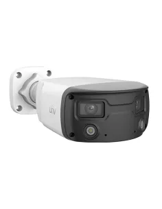 UNV - Ultra H.265 -P3- 4MP Dual-Lens ColorHunter 160-Degree Wide Angle Fixed Bullet Camera