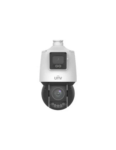 UNV - Ultra H.265 - 4 MP Outdoor LightHunter 25x Optical Zoom Dual-Lens PTZ & Bullet Combo Camera