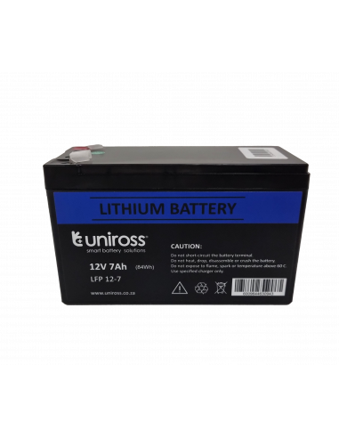 Uniross - 12.8V 7Ah, 89.6Wh Lithium...