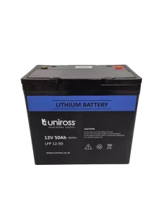 Uniross - 12.8V 50Ah, 640Wh Lithium Phosphate battery