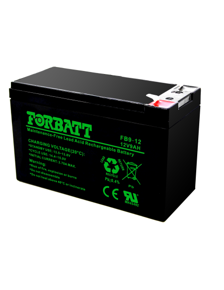Forbatt AGM 12V 9Ah  Lead Acid Battery | FB-12-9