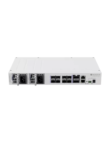 MikroTik - Cloud Router Switch CRS510-8XS-2XQ-IN, 2x100 Gigabit QSFP28, 8x25 Gigabit SFP28