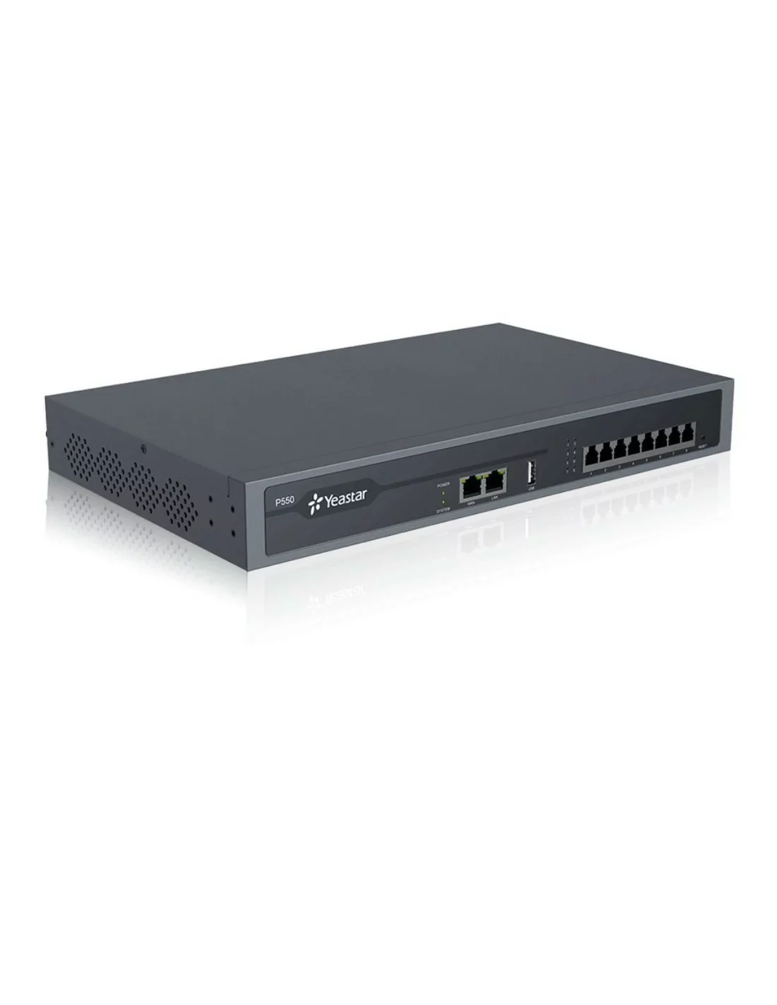 Yeastar P-Series PBX - 50 Users, 25 Concurrent Calls, 8 Analog Ports