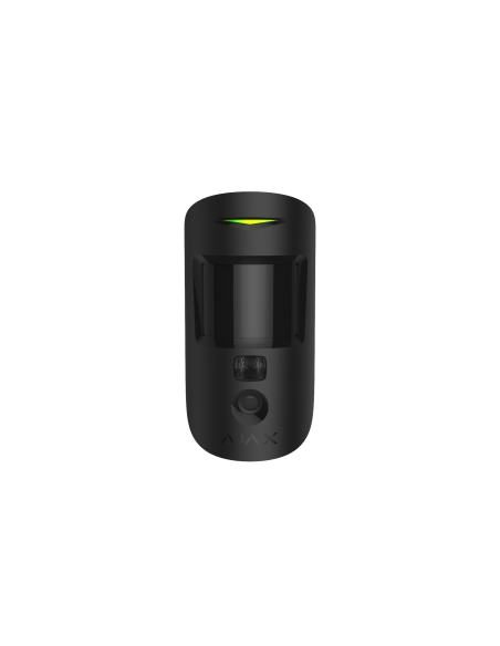 AJAX Security - MotionCam Jeweller - Black Wireless Indoor Motion Detector with Photo Camera | AJAX-MC-INDR-B