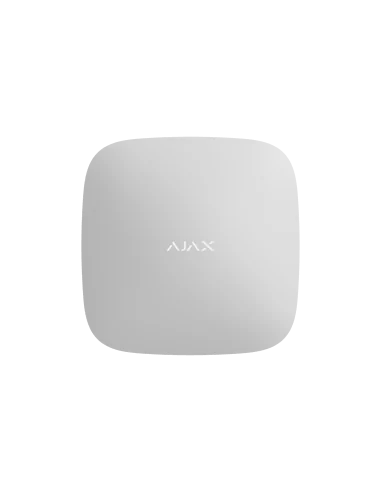 AJAX - Hub 2 White Plus with Advanced Control Panel, Alarm Photo Verification, 2 Sim, ETH and Wi-Fi