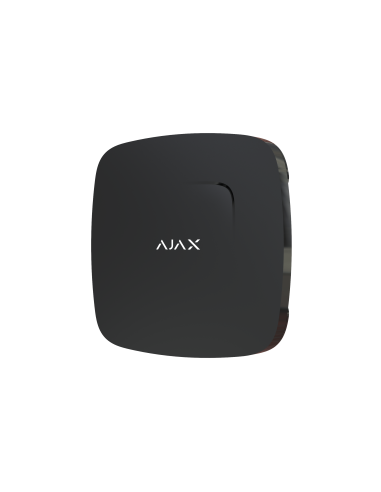 Ajax - Fireprotect - Black Wireless Fire Detector With Temperature Sensors