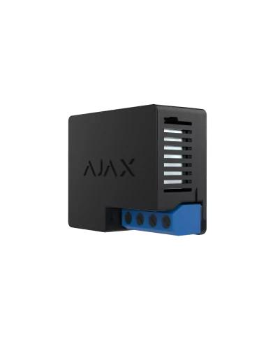 AJAX Security - Automation - Black WallSwitch, Power Relay to Control 100/230V Power Supply Remotely | AJAX-AD-WS-B