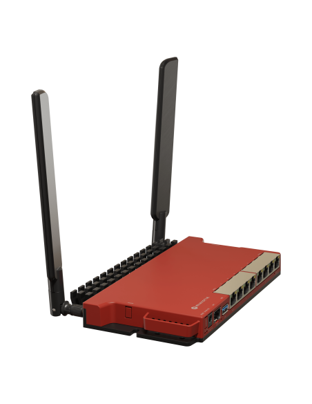 MikroTik L009UiGS-2HaxD-IN Desktop Router with 2.5Gb SFP, 8 x Gigabit Ethernet and 2.4GHz AX Wi-Fi