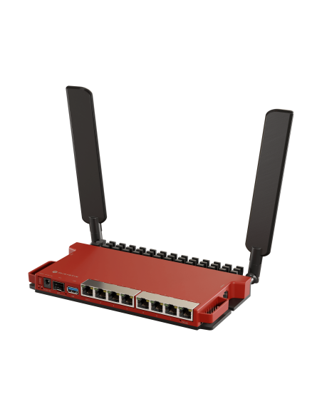 MikroTik L009UiGS-2HaxD-IN Desktop Router with 2.5Gb SFP, 8 x Gigabit Ethernet and 2.4GHz AX Wi-Fi