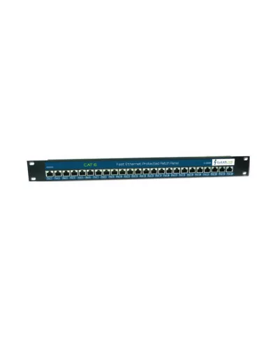 Clear Line 24 Port Gigabit Rackmount PoE Surge Arrestor CAT 6 Patch Panel