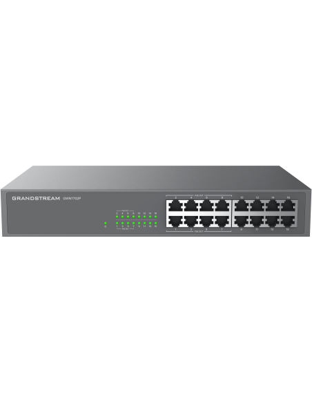 Grandstream Enterprise 16 port Unmanaged GbE Switch | GWN7702