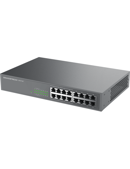 Grandstream Enterprise 16 port Unmanaged GbE PoE Switch - 138W | GWN7702P