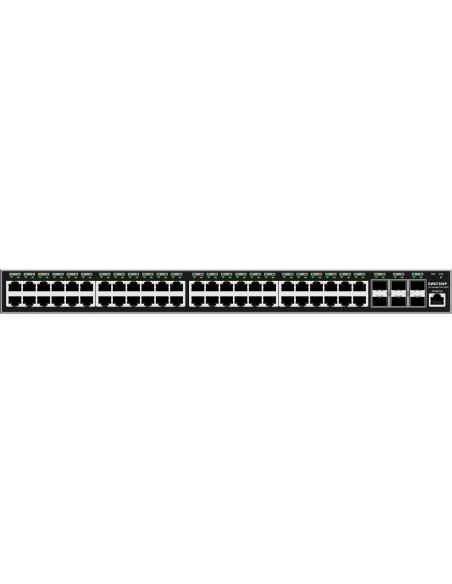 Grandstream Enterprise L2 48 port Managed GbE PoE+ Switch 400W | GWN7806P
