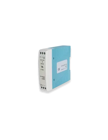 Teltonika Din Rail Supply, 20W, Input Voltage 100-24 VoltsAC, Output Voltage 12 VoltsDC, 35 mm DIN-R