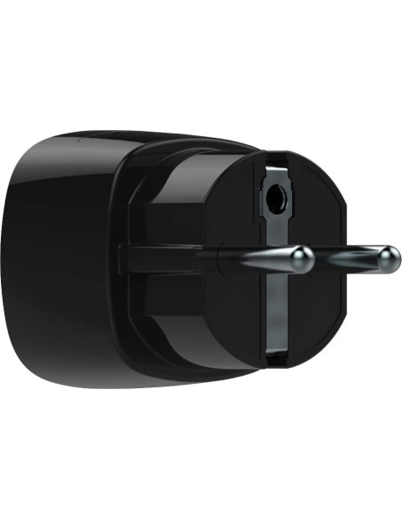 AJAX Security - Automation - Black Wireless Smart Plug with Energy Consumption Monitoring | AJAX-AD-SP-B