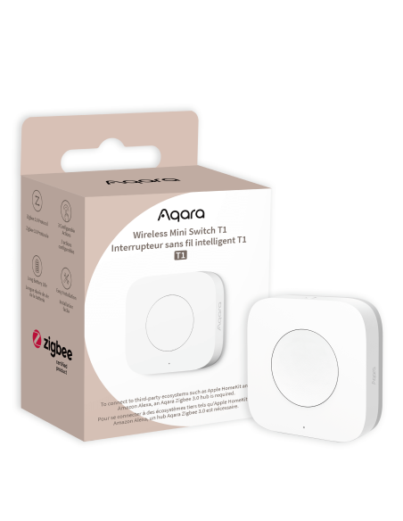 Aqara T1 Wireless Mini Switch | AQ-CTRL-SW1-MINI-T1 | MiRO