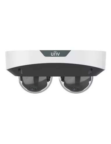 UNV - Ultra H.265 - 2*4MP Dual-channel Non-Splicing Multiview Fixed IP Dome Camera