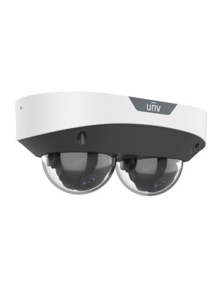 UNV - Ultra H.265 - 2*2MP Dual-channel Non-Splicing Multiview Fixed IP Dome Camera
