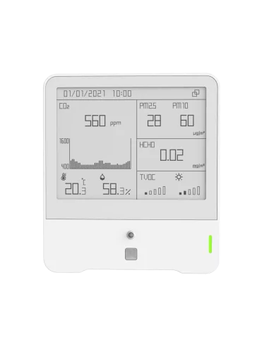 Milesight Indoor Ambience Monitor - Temp, Humidity, PIR, Light, TVOC, CO2, Barometric