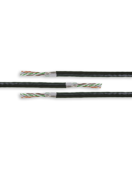 Acconet CAT6 100m Pull Box CCA UV SF/UTP Outdoor Cable | CAT6-100-U