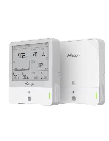 Milesight Indoor Ambience Monitor - Temp, Humidity, PIR, Light, TVOC, CO2, Barometric, PM2.5/10