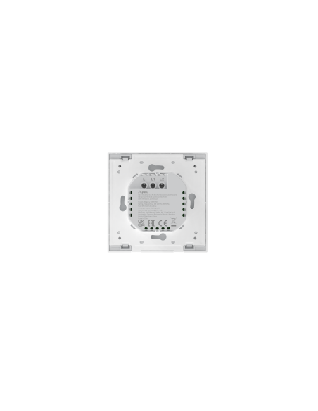 Aqara Smart Wall Switch H1 EU (With Neutral, Double Rocker) | WS-EUK04