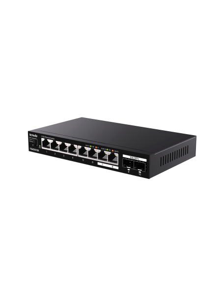 Tenda 8-Port 2.5G Ethernet Switch with 2x 10G SFP slots | TEM2010X