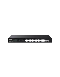 Tenda 24 Gigabit PoE ports, 2 uplink Gigabit RJ45 ports, 2 SFP ports | TEG1128P-24-410W