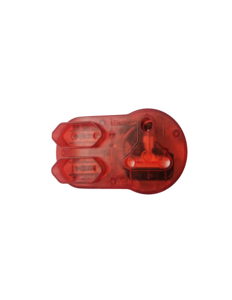 Acconet Surge Adaptor with 1x 16A SA and 2x 5A 2 Pin Sockets | AC-PLUG-SURGE-R