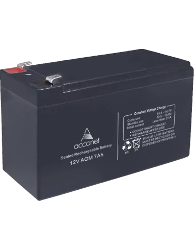 Acconet 12V 7Ah Deep Cycle AGM Battery | MiRO