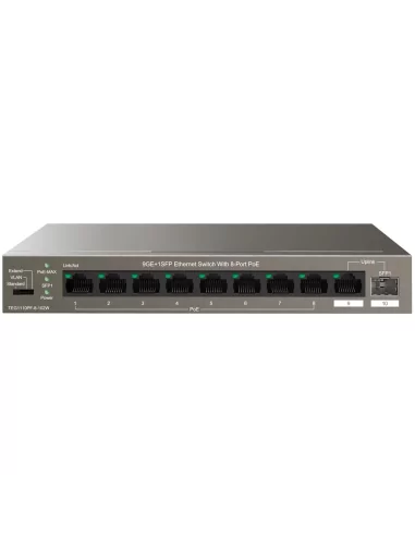 Tenda 8-Port Gigabit PoE Desktop Switch | TEG1009P-EI