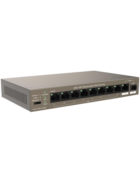 Tenda 8-Port Gigabit PoE Desktop Switch | TEG1009P-EI