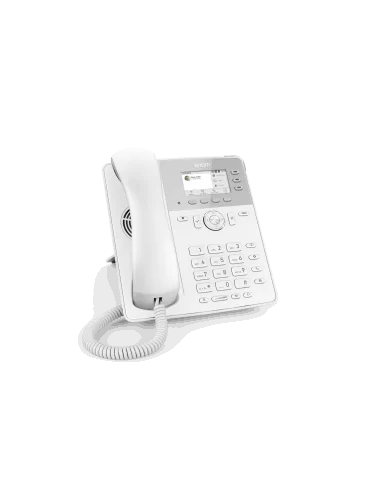 Snom D717 6-Line Desktop SIP Phone in White - MiRO Distribution