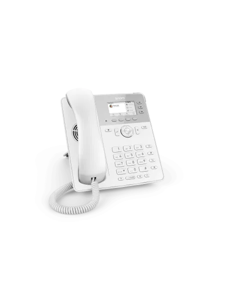 Snom D717 6-Line Desktop SIP Phone in White - MiRO Distribution