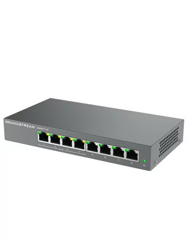 Grandstream Enterprise 8 port Lite Cloud Managed GbE PoE Switch