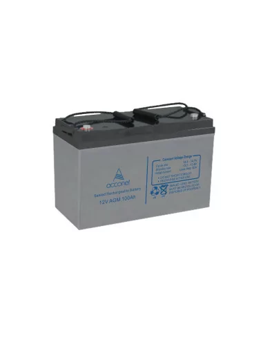 Acconet 12V AGM 100Ah Deep Cycle Battery | MiRO