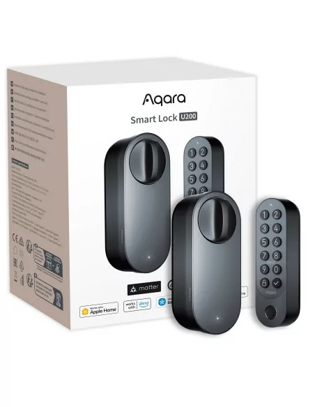 Aqara - Controller - Smart Retrofit Door Lock U200 Black