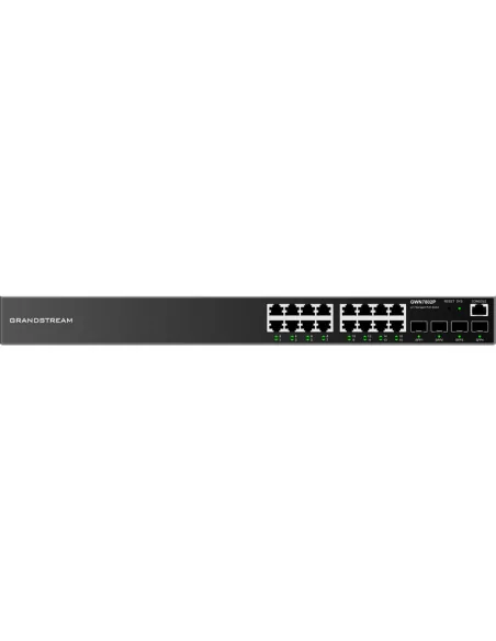 Grandstream Enterprise 16 port Managed GbE PoE+ Switch 240W | GWN7802P