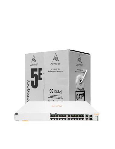 HPE Promo - Buy ARU-IO-SW193024G-370W & get 1 x Acconet CAT5-100 FREE