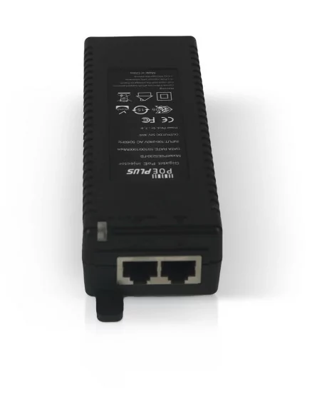 Gigabit Power over Ethernet (PoE) Injector. 48V, 0.575A, Passive, 30W