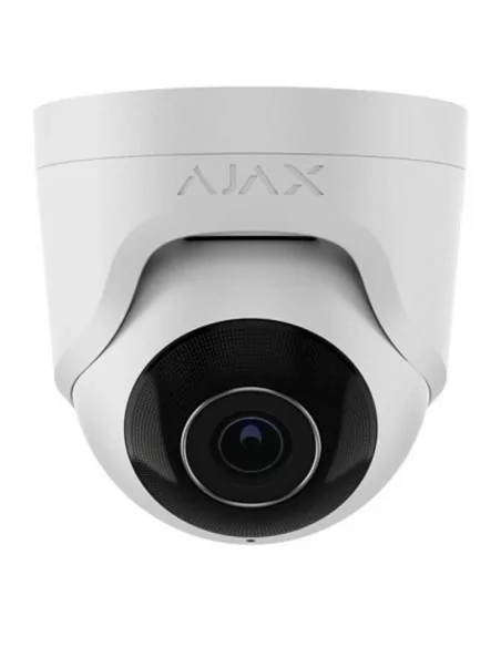 AJAX - 8MP IP White Turret Camera with a 2.8 mm Wide-view Lens