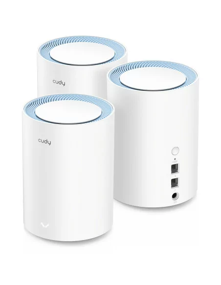 Cudy Dual Band 1200Mbps WiFi 5 Fast Ethernet Mesh 3 Pack | M1200 (3-Pack)