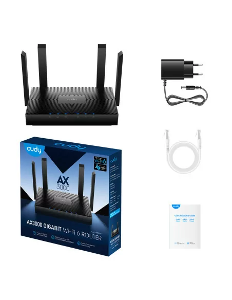 Cudy Dual Band 3000Mbps WiFi 6 Gigabit Mesh Router | WR3000