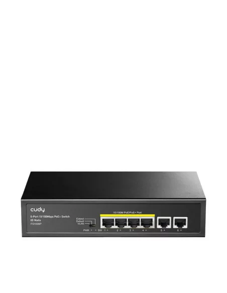 Cudy 6 Port Fast Ethernet 4 Port PoE 60W Switch | FS1006P