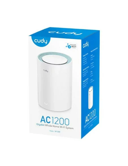 Cudy Dual Band 1200Mbps WiFi 5 Gigabit Mesh Router | M1300 (1-Pack)