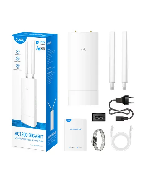 Cudy Dual Band WiFi 5 1200Mbps Outdoor AP | AP1300 Outdoor