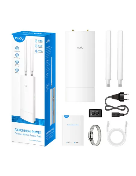 Cudy Dual Band 3000Mbps WiFi 6 Gigabit Outdoor AP | AP3000 Outdoor