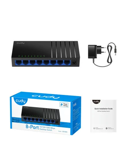 Cudy 8 Port Gigabit Desktop Switch |GS108D